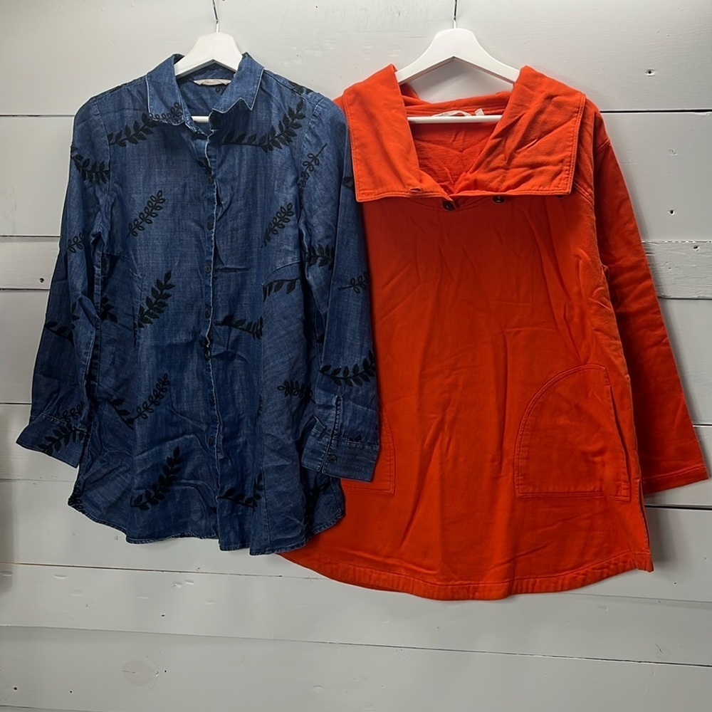 Soft Surroundings Bundle of 2 Size Small Tops
